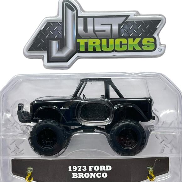 Jada Toys "Just Trucks" 1973 Black Ford Bronco Die-Cast Replica 1/32 Scale NIP - Picture 2 of 6